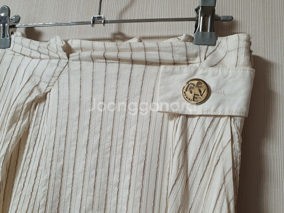 마인 mine 한섬 언밸런스 롱 스커트 55 사이즈 정--3