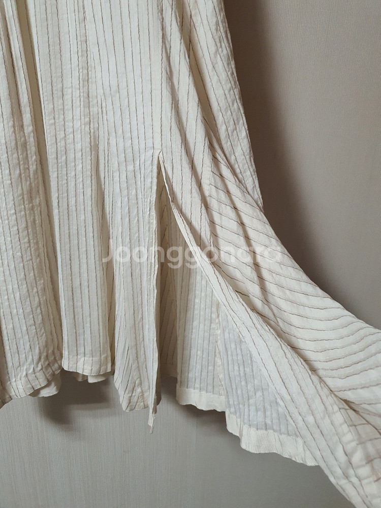 마인 mine 한섬 언밸런스 롱 스커트 55 사이즈 정--4