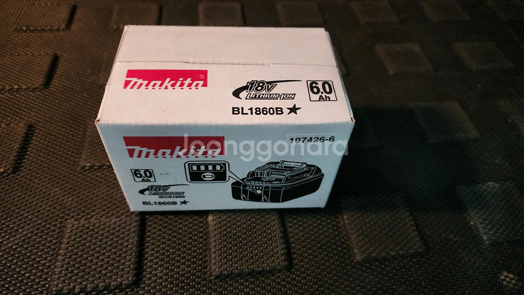 마끼다18V6.0Ah정품배터리BL1860B새상품--0
