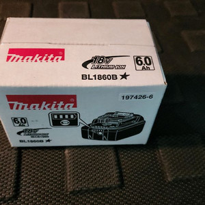 마끼다18V6.0Ah정품배터리BL1860B새상품