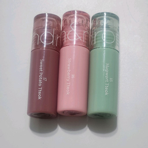 롬앤 글로스 미니 쑥송편, 딸기설기, 고구마떡