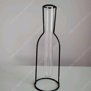 철제 유리 실린더 화병