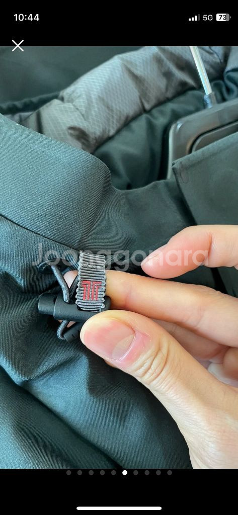 랑방 구스 다운 롱 패딩 자켓--4