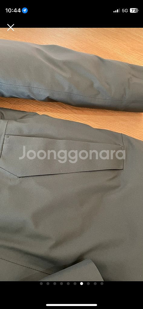 랑방 구스 다운 롱 패딩 자켓--5