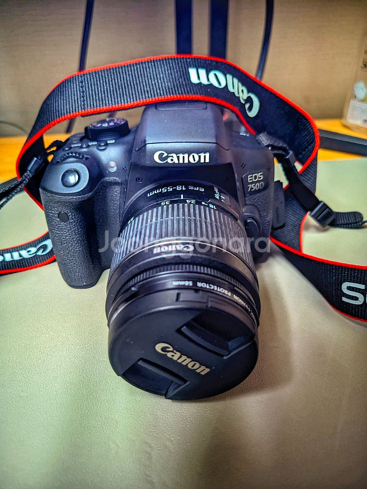 캐논 EOS 750D(컷수민트급), 18-55mm렌즈--0