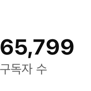 6만 5천명 구독자 유튜브 채널 판매합니다.