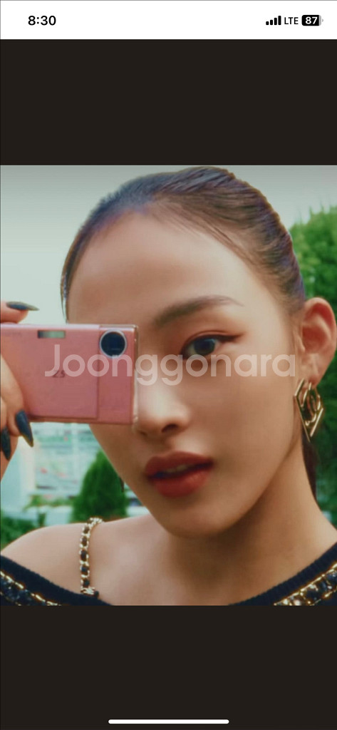 후지 파인픽스 Z5fd 핑크(뉴진스 민지 디카)--4