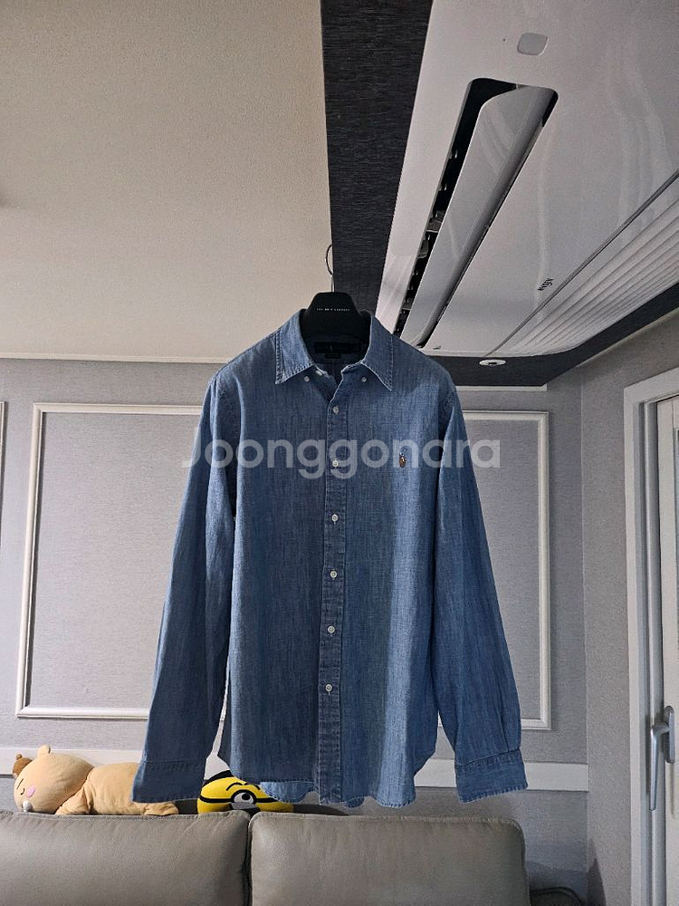 [거의 새것] 폴로 랄프로렌 데님 셔츠 남방 클래식 L--0