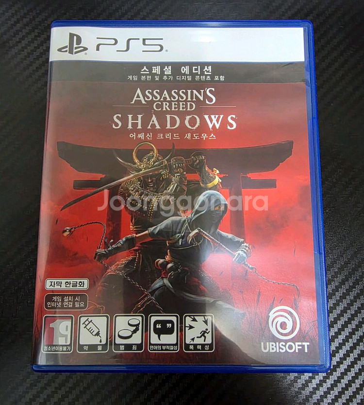 PS5 어쌔신크리드 섀도우스 스페셜 에디션 팝니다--0