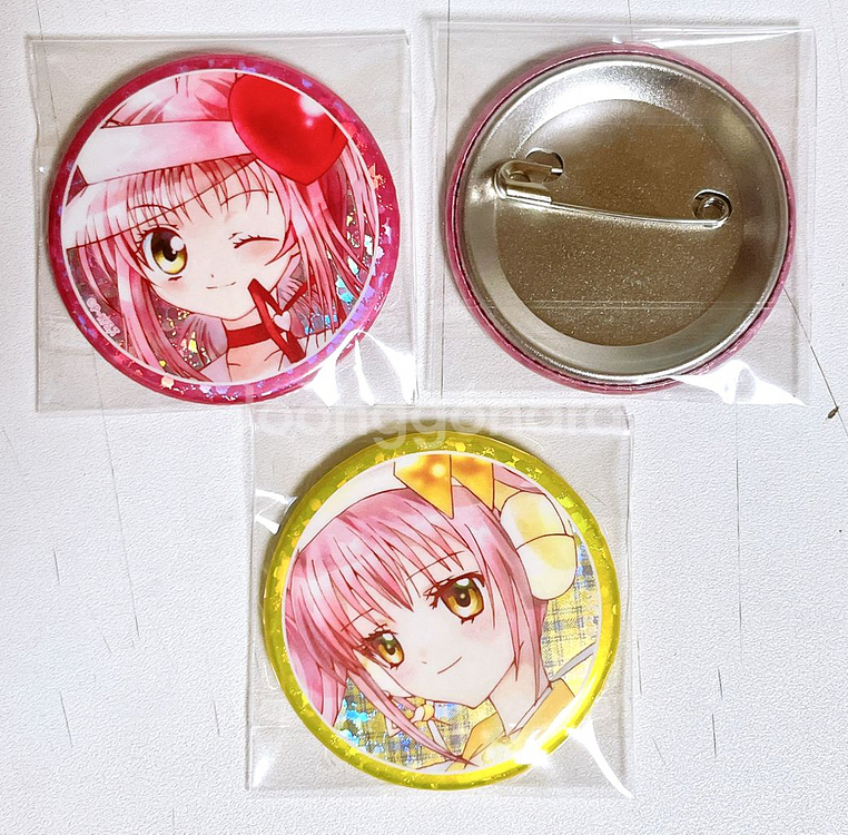 캐릭캐릭체인지 캐캐체 홀로그램 캔뱃지 아무 3종--1