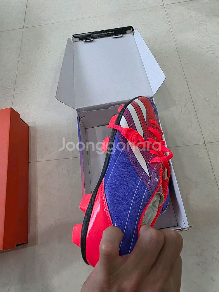 아디다스 메시 F5 TRX HG 축구화 260mm--2