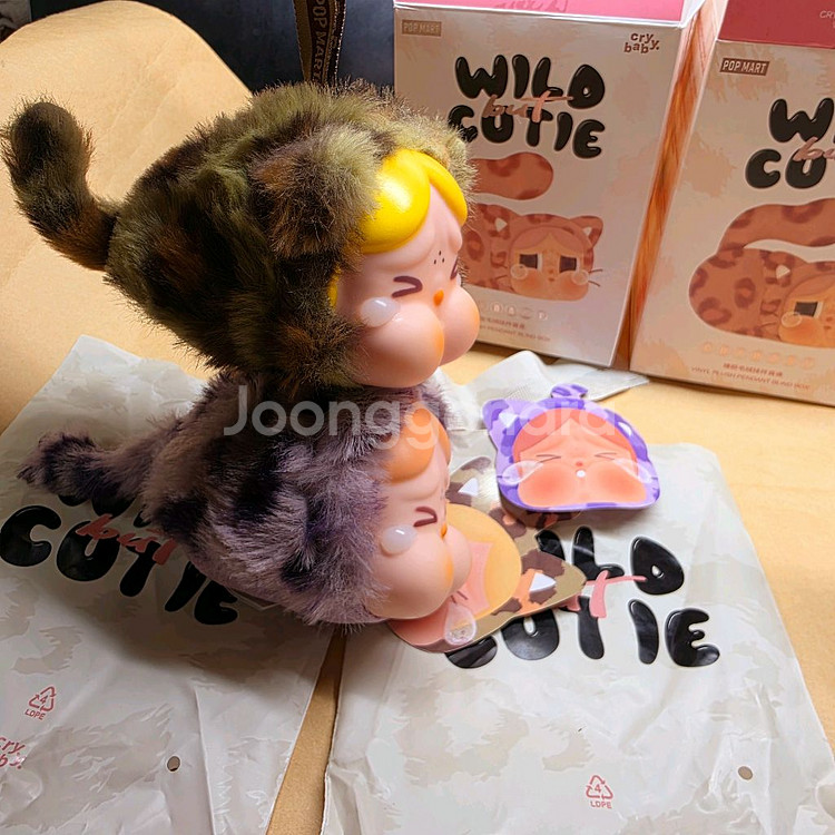 크라이베이비 카모(카키), 네온(보라)큐티 새제품.--1