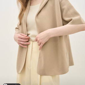 더 캐시미어 오픈 후드 니트 점퍼 55