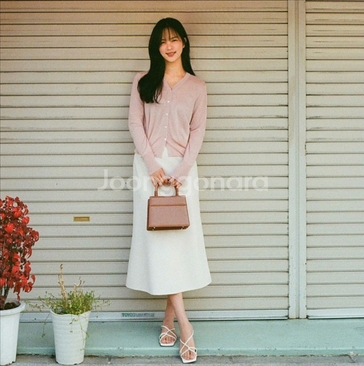 메비 로지 가디건 썸머 아이보리, 로즈페탈--2