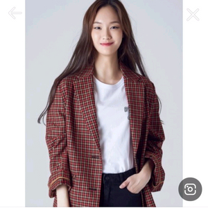 에잇세컨즈 체크 테일러 쟈켓