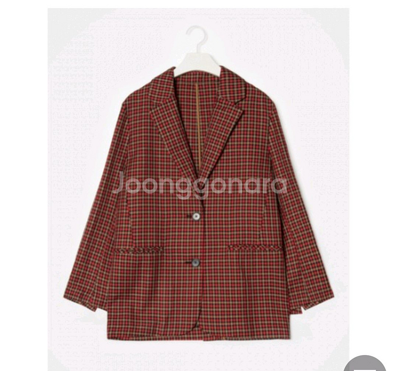 에잇세컨즈 체크 테일러 쟈켓--4