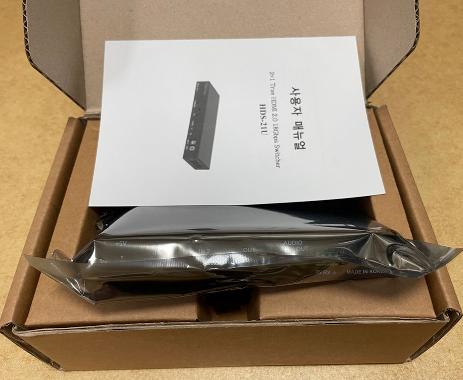 HDMI셀렉터 알티컴 HDS-21U 판매합니다.--1