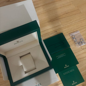 롤렉스 중형박스, 구성품팝니다