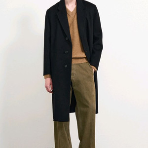 <새상품>타임옴므 24FW 캐시미어 블렌드 싱글 코트