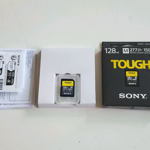 소니 v60 터프 메모리카드 SD 128기가