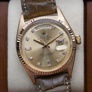 롤렉스 데이데이트 1803 18K 금통 다이아 오토매틱