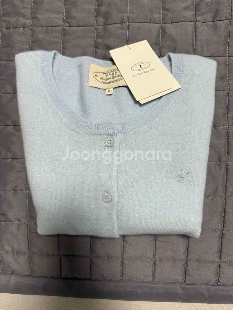 포유온 가디건 alto round knit cardig--0