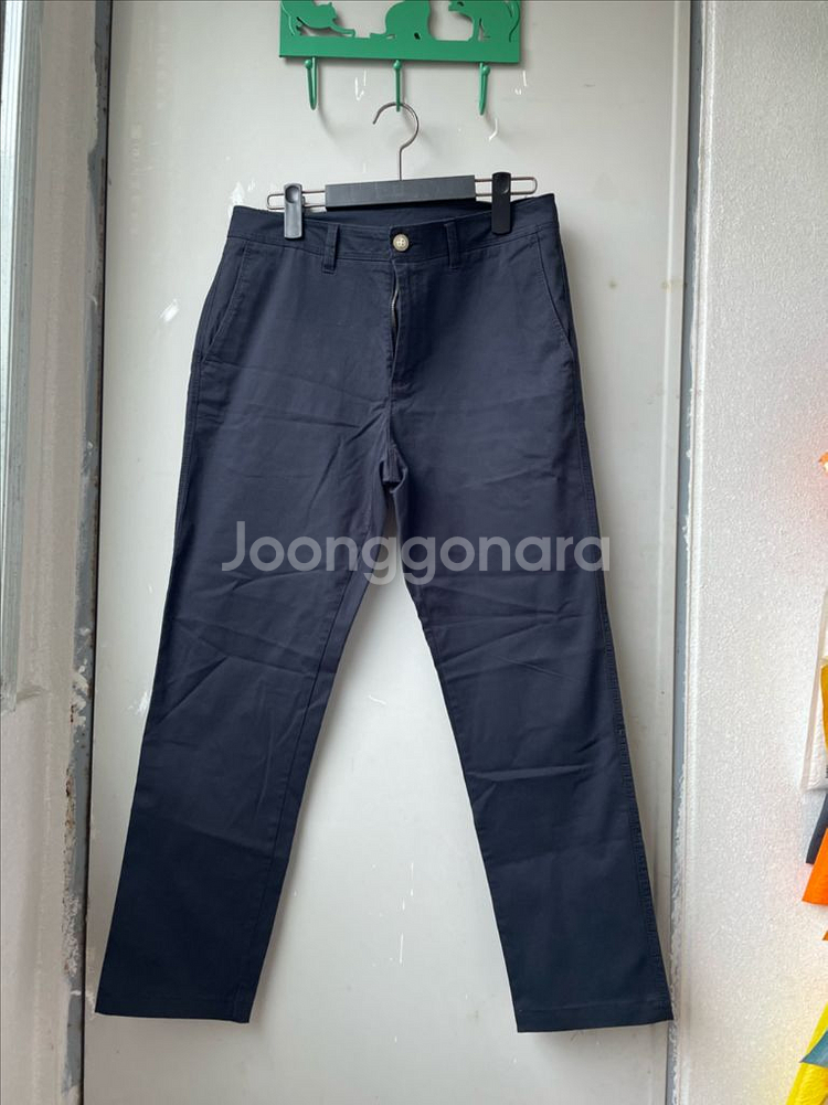 행텐 면바지 다크 네이비/블랙--0
