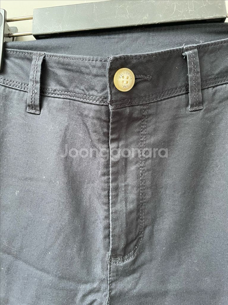 행텐 면바지 다크 네이비/블랙--1