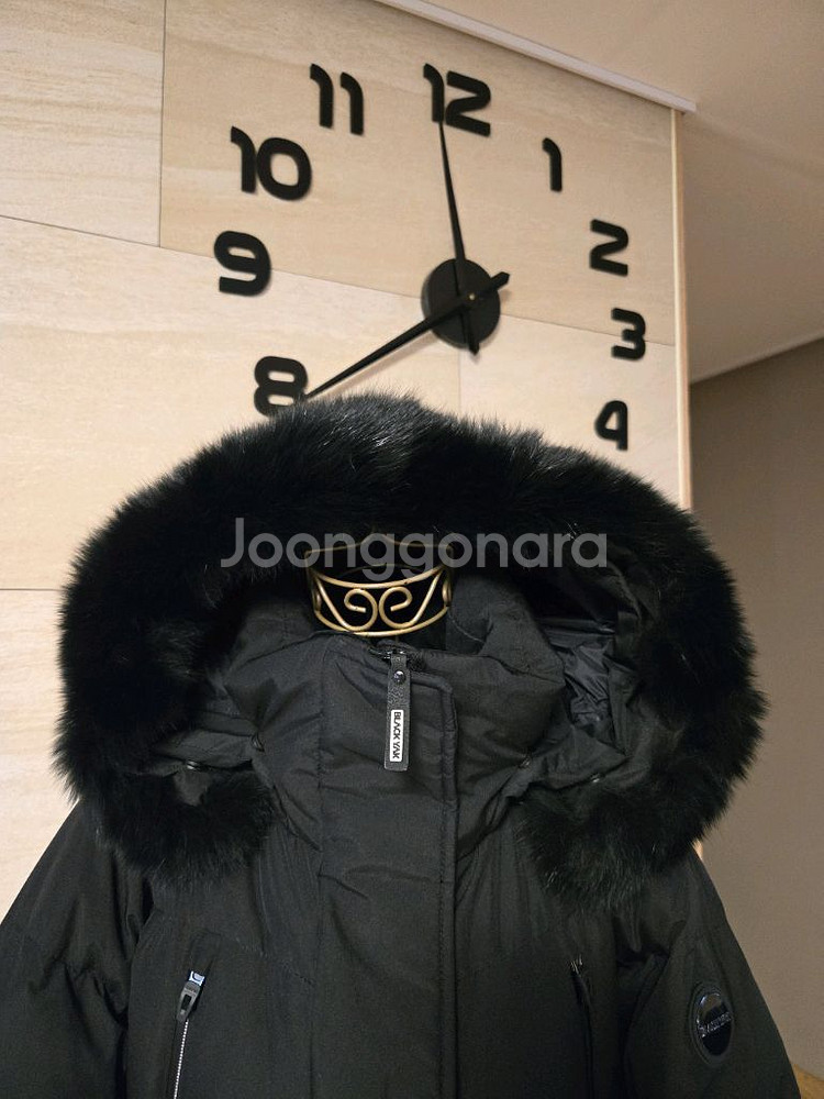 [90] 블랙야크 고어텍스 여성 구스 롱패딩--3