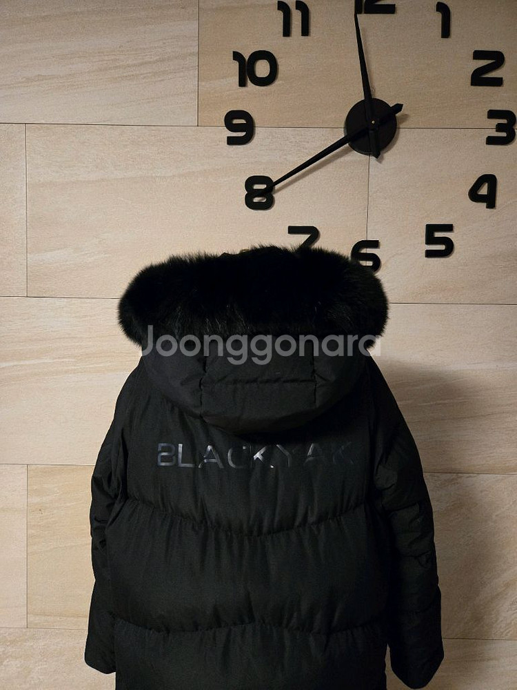 [90] 블랙야크 고어텍스 여성 구스 롱패딩--6