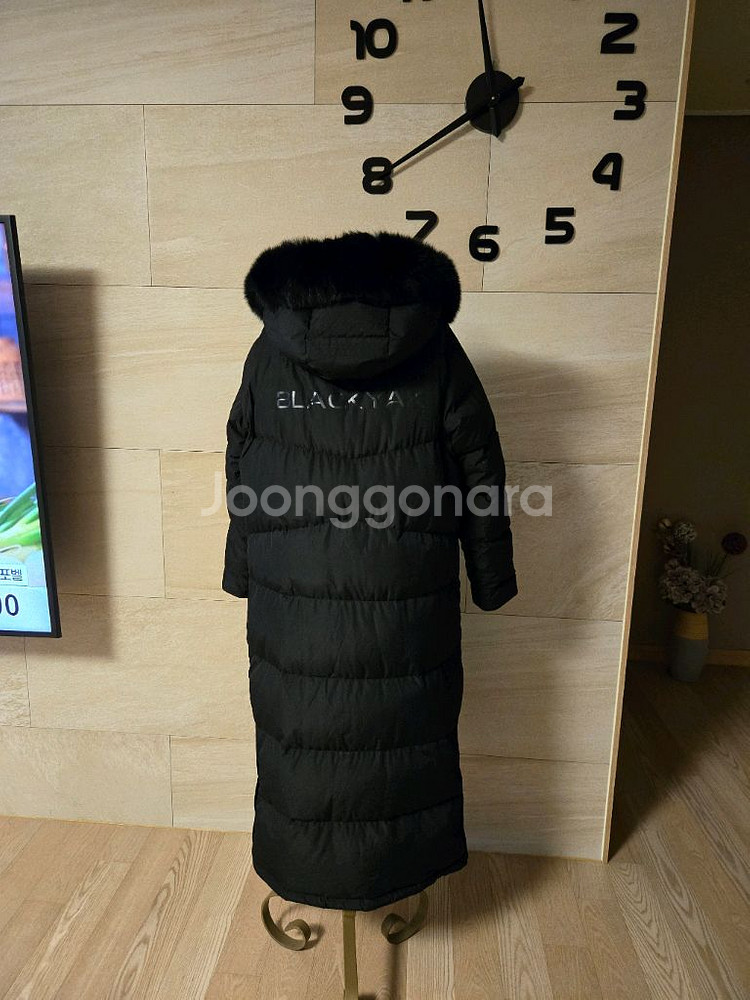 [90] 블랙야크 고어텍스 여성 구스 롱패딩--5