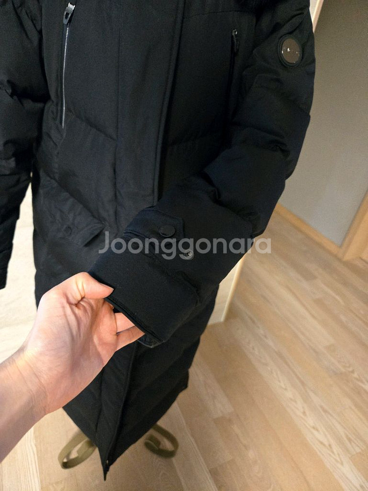 [90] 블랙야크 고어텍스 여성 구스 롱패딩--4
