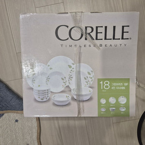 코렐 그린브리즈 4인 식기세트