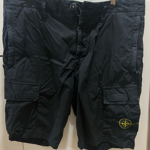 스톤아일랜드 블랙반바지 32-33