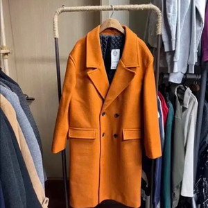 남성 롱코트 오버더블 겨울안감