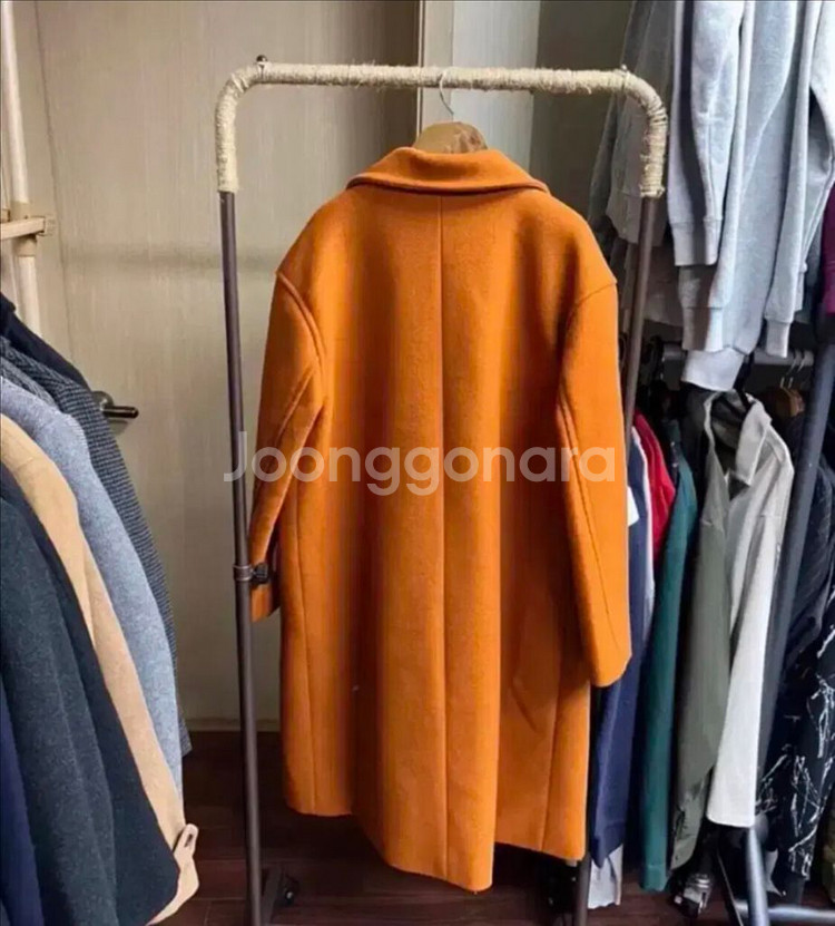 남성 롱코트 오버더블 겨울안감--1