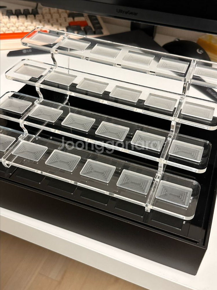 레고 커스텀 피규어 계단식 진열장--0