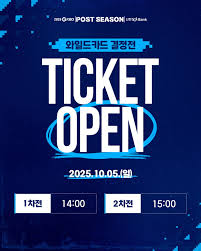 와일드카드 예매 해드 립니다 2차전--1