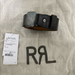 rrl 빈센스 벨트 블랙 34