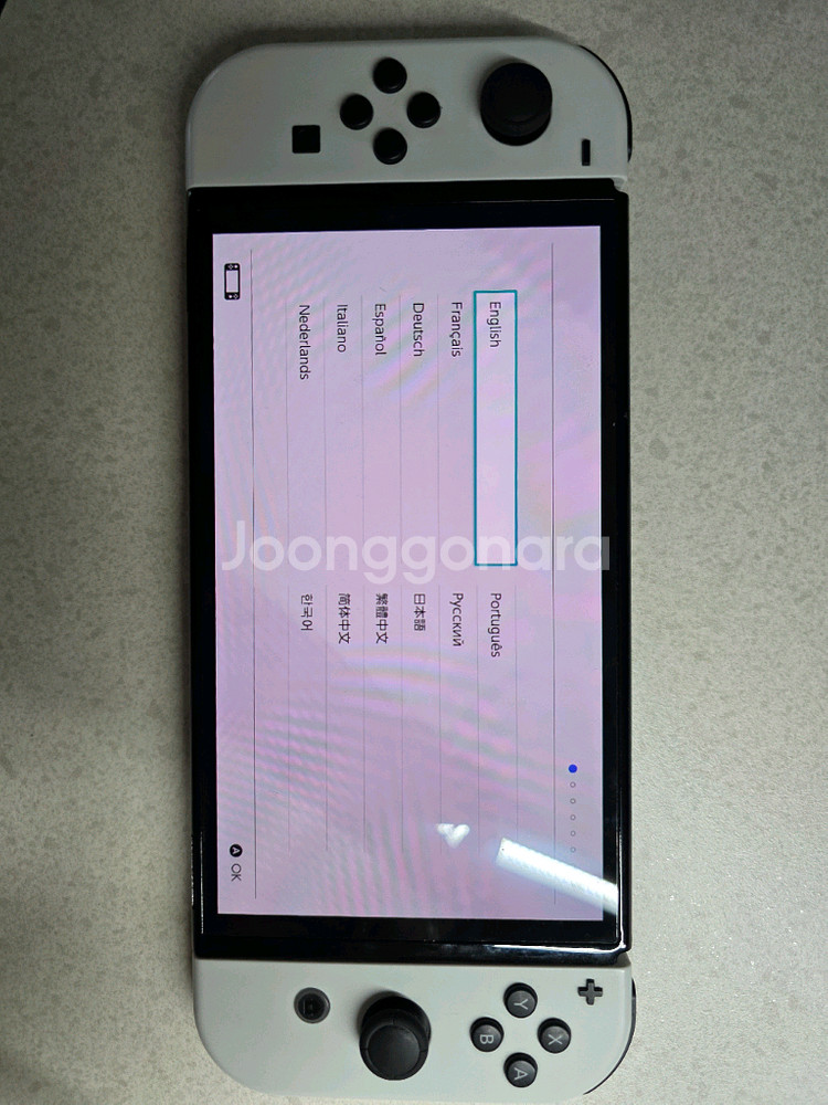 닌텐도 스위치 OLED 화이트 판매합니다--4