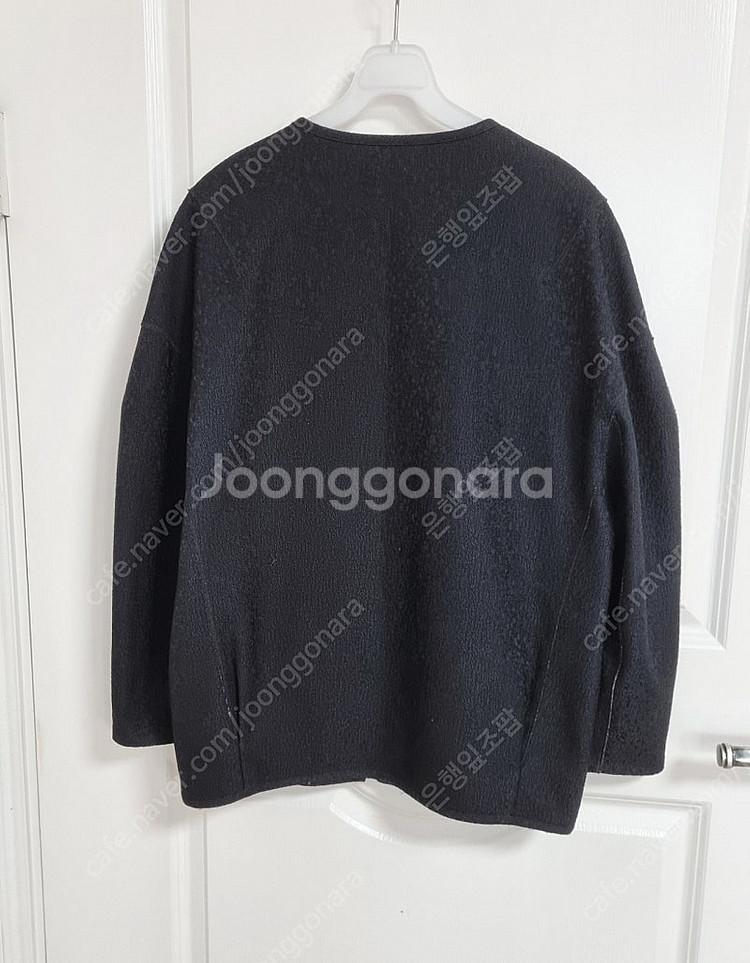 한섬시스템 라운드넥 지퍼 루즈핏 자켓--2