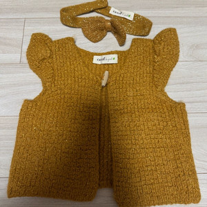 우프 베스트+머리띠