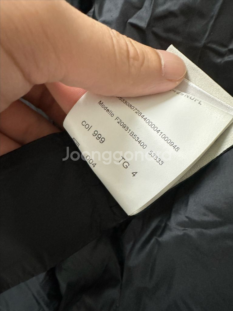 [4] 몽클레어 GIE 여성 패딩 블랙 (3회착용)--4