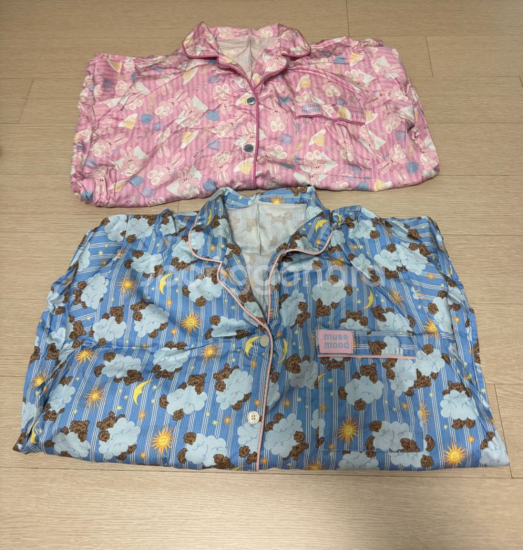 뮤즈무드잠옷 긴팔긴바지--0