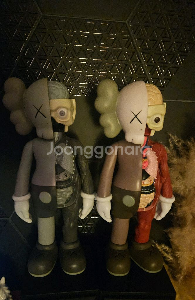 [Kaws] 컴패니언 플레이드 에디션 바이닐 피규어--0