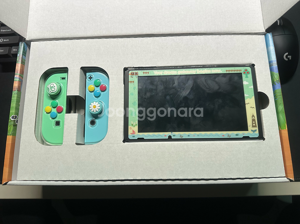 닌텐도 스위치 512GB 동물의숲 에디션 배터리개선판--1