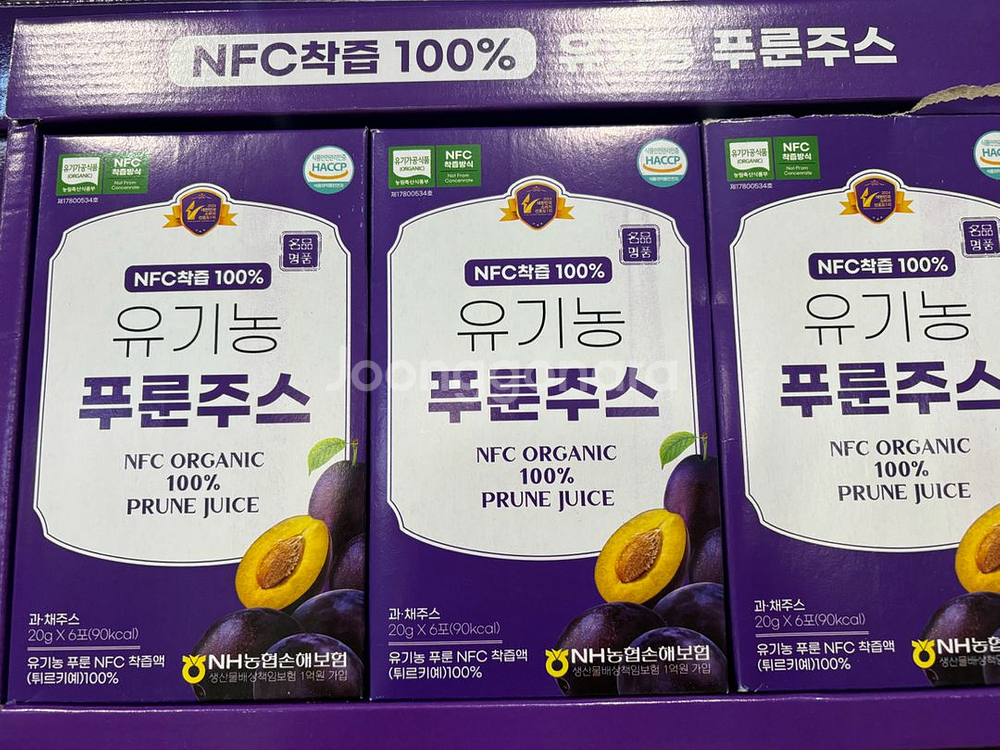 유기농 푸룬주스, 에사비--0