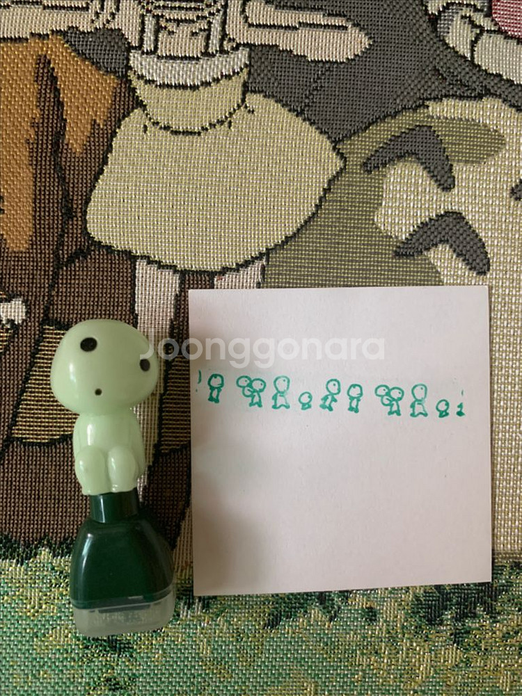 레어) 지브리 고전 고다마 코다마 스탬프 도장--0