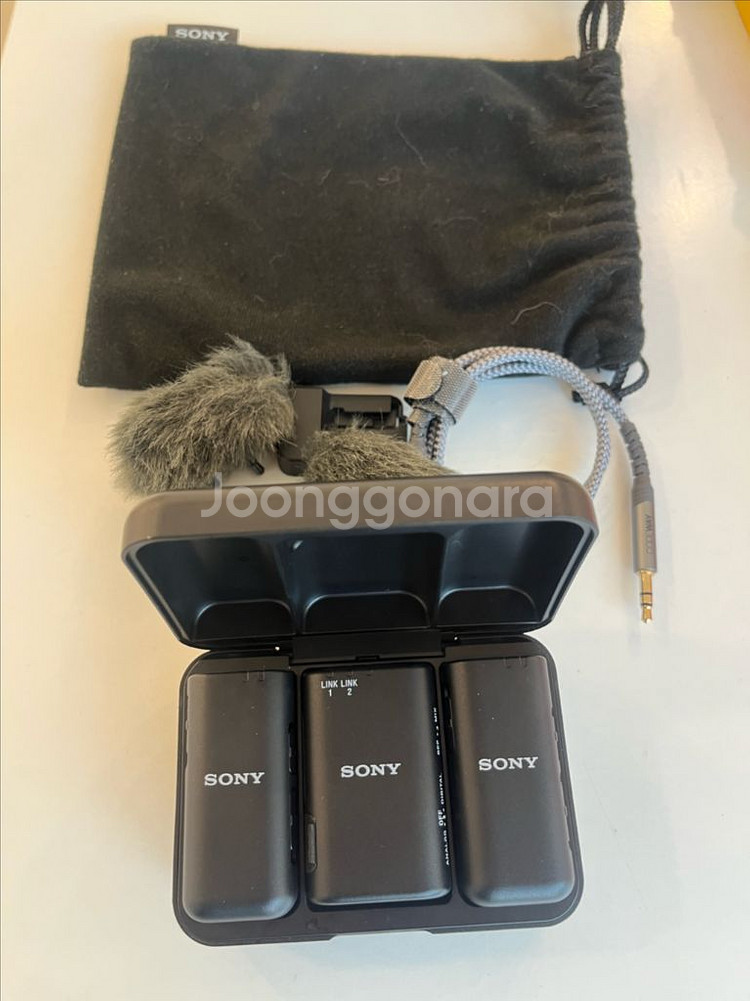 소니 2채널 무선 노이즈캔슬링 마이크 세트ecm-w3--0