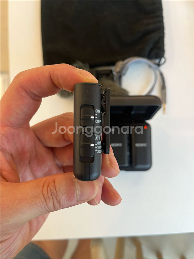 소니 2채널 무선 노이즈캔슬링 마이크 세트ecm-w3--2